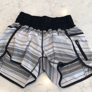 Black& white LULU LEMON 🍋 running shorts